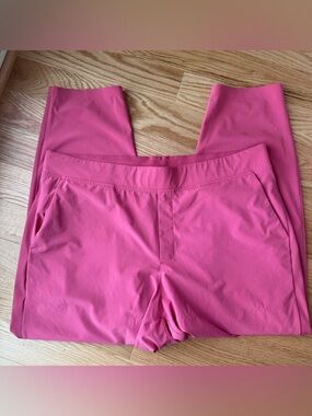 Athleta Brooklyn Pants Pink Size 18 Lightweight Travel Jogger Work Pant